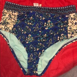 high wasted bathing suit bottoms